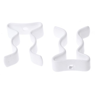 RS PRO 9.53 mm Nylon Coated Stainless Steel Spring Clip 6.35 mm Height with 2.2 mm Fixing Hole Diameter 289-556