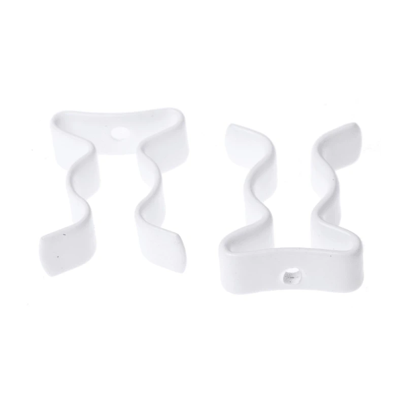 RS PRO 9.53 mm Nylon Coated Stainless Steel Spring Clip 6.35 mm Height with 2.2 mm Fixing Hole Diameter 289-556