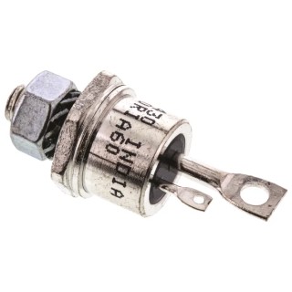 Vishay Thyristor 600 V, 50 A Rated Current, 100 mA Gate Trigger Current, 1.49 kA Surge Current, TO-65 Package VS-50RIA60