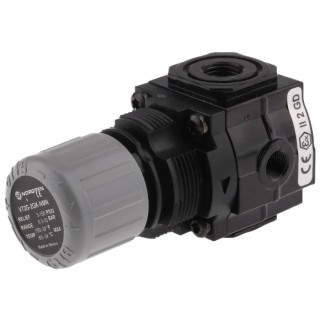 Norgren 1/4 in Threaded Pressure Relief Valve Zinc Body Neoprene Seal 10 bar NorgrenV72G