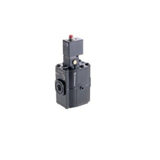 Norgren Pneumatic Shuttle Valve 3/2 Shut Off Pilot Spring G Port 1/4 Inch Zinc Alloy Body 24V DC P72F-2GC-PFA