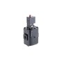 Norgren Pneumatic Shuttle Valve 3/2 Shut Off Pilot Spring G Port 1/4 Inch Zinc Alloy Body 24V DC P72F-2GC-PFA