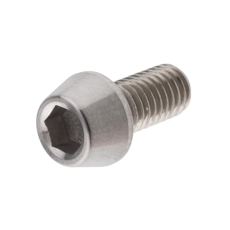 RS PRO Bright Zinc Titanium Hex Socket Cap Screw M5 x 10 mm, Grade 10.9, DIN 912 227-6855
