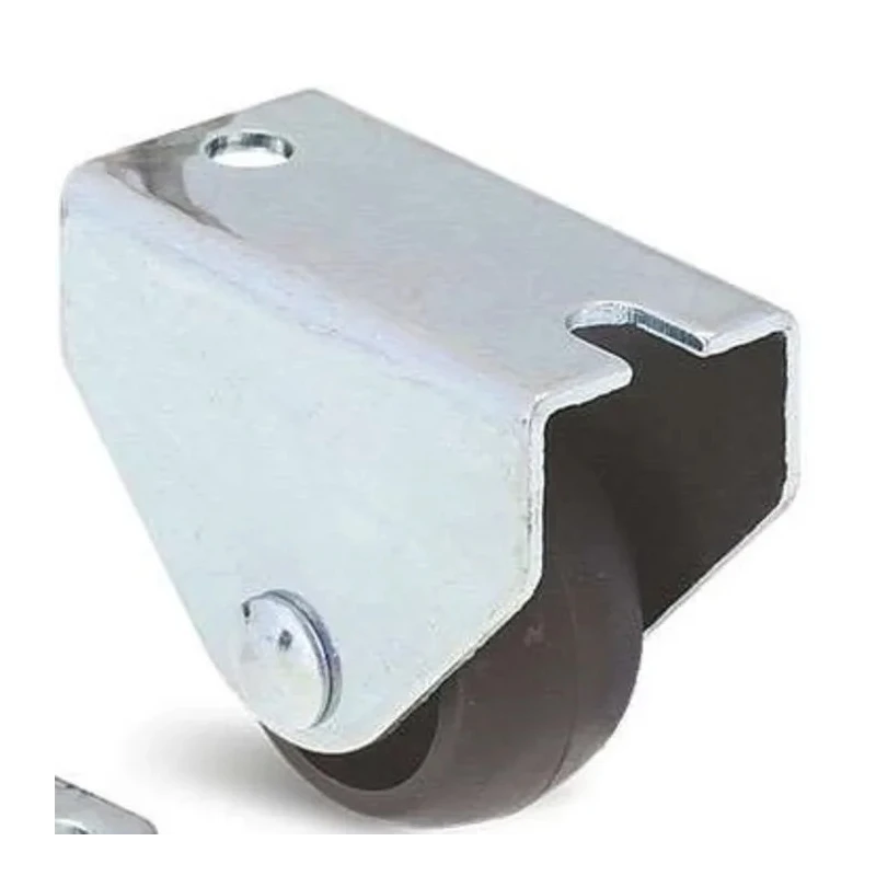 Guitel Hervieu Fixed Castor, 12 kg Load Capacity, 25 mm Polypropylene Wheel, Pressed Steel Frame 300073