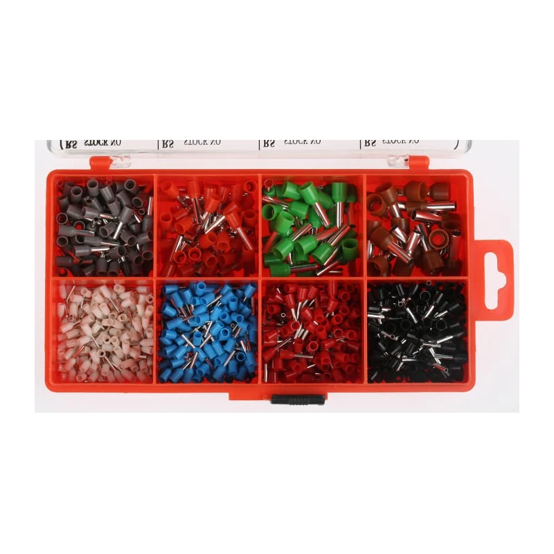 RS PRO Bootlace Ferrule French Colour Coded Crimp Terminal Kit 228-0321