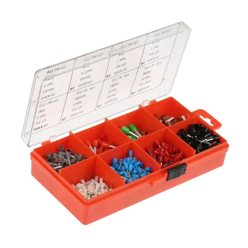 RS PRO Bootlace Ferrule French Colour Coded Crimp Terminal Kit 228-0321