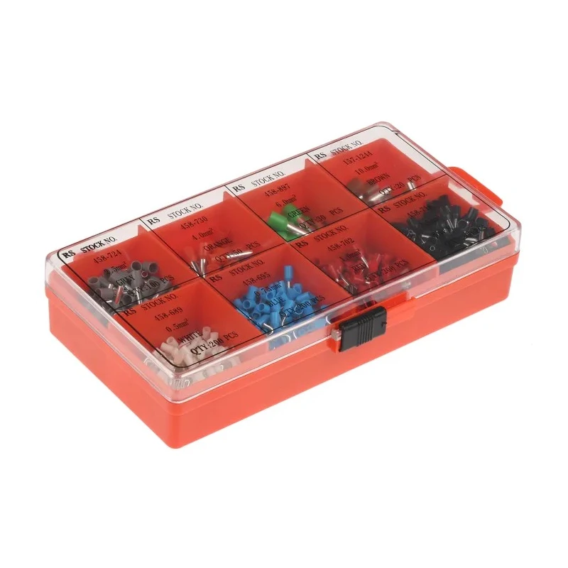 RS PRO Bootlace Ferrule French Colour Coded Crimp Terminal Kit 228-0321