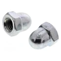 RS PRO Bright Zinc Stainless Steel Dome Nut Metric M5 DIN 1587 Grade A4 Right Hand Thread 10mm Overall Height 293-072