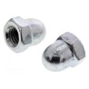RS PRO Bright Zinc Stainless Steel Dome Nut Metric M5 DIN 1587 Grade A4 Right Hand Thread 10mm Overall Height 293-072
