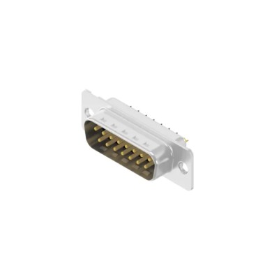 CONEC 15 Way Straight Through Hole D-Sub Connector, Male, 7.5A, 125V, Steel Housing, Solder Cup Termination 163A11079X