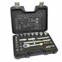 CK 24-Piece 1/2 in Standard Socket Set, Drive 1/2 in, Socket Sizes 10 to 32 mm T4662