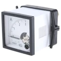 HOBUT Analogue Panel Ammeter DC, 48 mm x 48 mm Cutout, Class 1.5 Accuracy, Moving Coil, Model D48MC