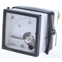 HOBUT Analogue Panel Ammeter 100 A DC, 48 mm x 48 mm, Class 1.5 Moving Coil D48MC