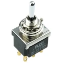 TE Connectivity Toggle Switch Panel Mount On-Off-(On) DPDT Solder Terminal 250 V ac FTT0904