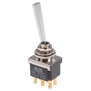 TE Connectivity Toggle Switch Panel Mount On-On DPDT Solder Terminal 12 V dc 115 V ac FTN79G04