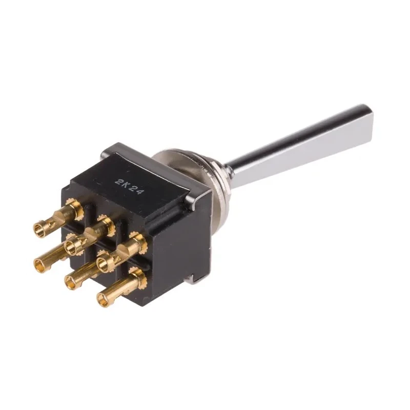 TE Connectivity Toggle Switch Panel Mount On-On DPDT Solder Terminal 12 V dc 115 V ac FTN79G04