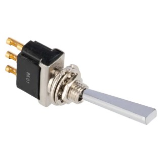 TE Connectivity Toggle Switch Panel Mount On-On SPDT Solder Terminal 20 V dc 20 V ac FTD79G04