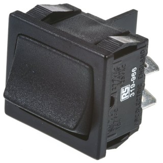 Arcolectric (Bulgin) Ltd DPST On-Off On-Off Rocker Switch Panel Aluminium Housing, IP66 Rated H8650VBAAK