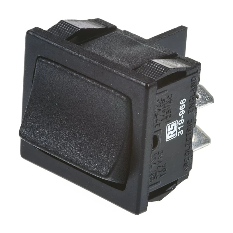 Arcolectric (Bulgin) Ltd DPST On-Off On-Off Rocker Switch Panel Aluminium Housing, IP66 Rated H8650VBAAK