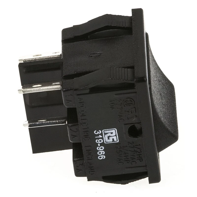 Arcolectric (Bulgin) Ltd DPST On-Off On-Off Rocker Switch Panel Aluminium Housing, IP66 Rated H8650VBAAK