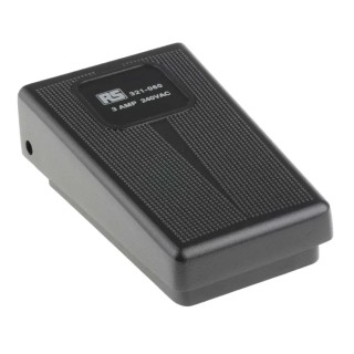 RS PRO General Industrial Momentary Foot Switch Die Cast Aluminium Body 6A Contact Current 250V ac Contact Voltage 321-060