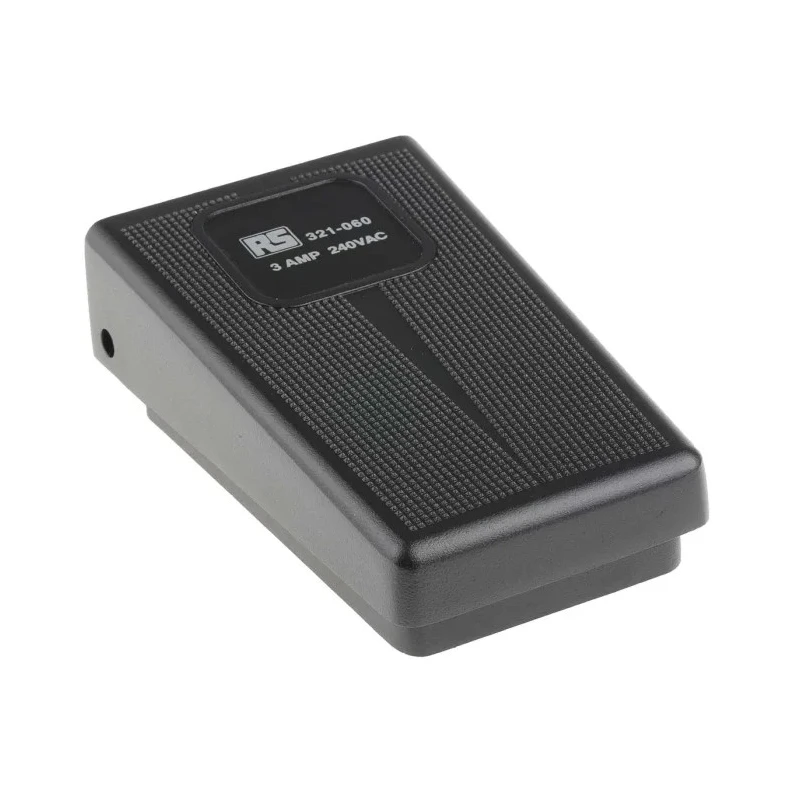 RS PRO General Industrial Momentary Foot Switch Die Cast Aluminium Body 6A Contact Current 250V ac Contact Voltage 321-060