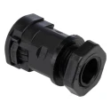 PMA Conduit Fitting Type Gerade/Type Straight 12 mm Nominal Size, Thread Size M16, Polyamide 6 Material, Black ALND-M162