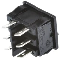 Arcolectric (Bulgin) Ltd Aluminium Housing DPDT On-On On-On Rocker Switch Panel 19.4 x 22 mm Cutout H8660VBAAB