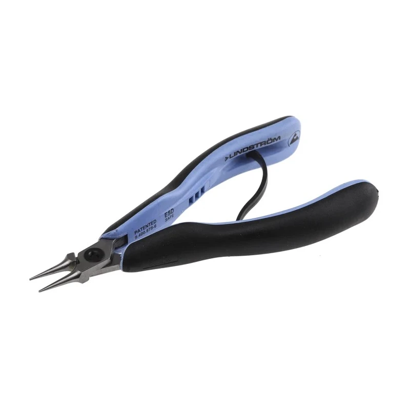 Lindstrom 1-Piece Round Nose Plier, 146.5mm Overall Length, 20mm Jaw, ESD Safe RX 7590