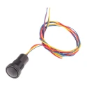 ITW Switches Illuminated Push Button Switch, Momentary, Panel Mount, 16 mm Cutout, SPST, Red LED, IP67, 250V AC 49-59311R