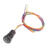 ITW Switches Illuminated Push Button Switch, Momentary, Panel Mount, 16 mm Cutout, SPST, Red LED, IP67, 250V AC 49-59311R