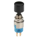 APEM 9000 Series Miniature Push Button Switch, Momentary, Panel Mount, 6.35 mm Cutout, SPDT, 30V DC 250V AC 9635CD+U482