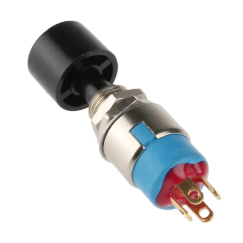 APEM 9000 Series Miniature Push Button Switch, Momentary, Panel Mount, 6.35 mm Cutout, SPDT, 30V DC 250V AC 9635CD+U482