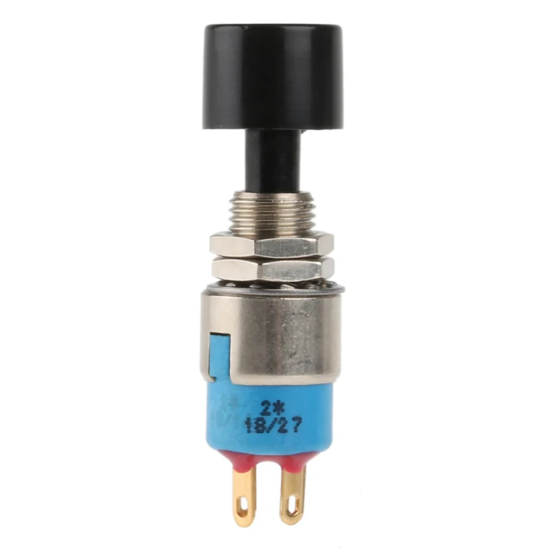 APEM 9000 Series Miniature Push Button Switch, Momentary, Panel Mount, 6.35 mm Cutout, SPDT, 30V DC 250V AC 9635CD+U482