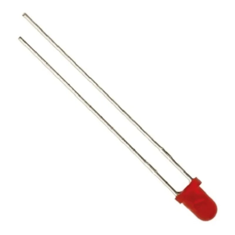 Ledtech 2.5 V Red LED 3 mm (T-1) Through Hole LURR3000G1EP4