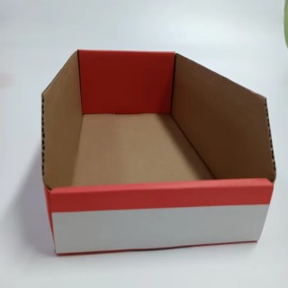 RS PRO Cardboard Storage Bin 300 mm x 150 mm x 100 mm Red 228-1188