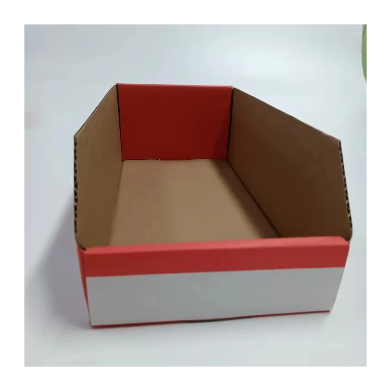 RS PRO Cardboard Storage Bin 300 mm x 150 mm x 100 mm Red 228-1188