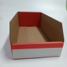 RS PRO Cardboard Storage Bin 300 mm x 150 mm x 100 mm Red 228-1188