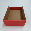 RS PRO Cardboard Storage Bin 300 mm x 200 mm x 100 mm, Red 228-1194
