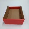 RS PRO Cardboard Storage Bin 300 mm x 200 mm x 100 mm, Red 228-1194
