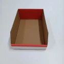 RS PRO Cardboard Storage Bin 300 mm x 200 mm x 100 mm, Red 228-1194