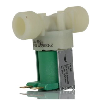 RS PRO Solenoid Valve 2 Port Normally Closed 12V DC Polyamide Body 10 bar Maximum Pressure 31.8mm Orifice Diameter 72003