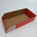 RS PRO Cardboard Storage Bin, 400 mm x 200 mm x 100 mm, Red 228-1239