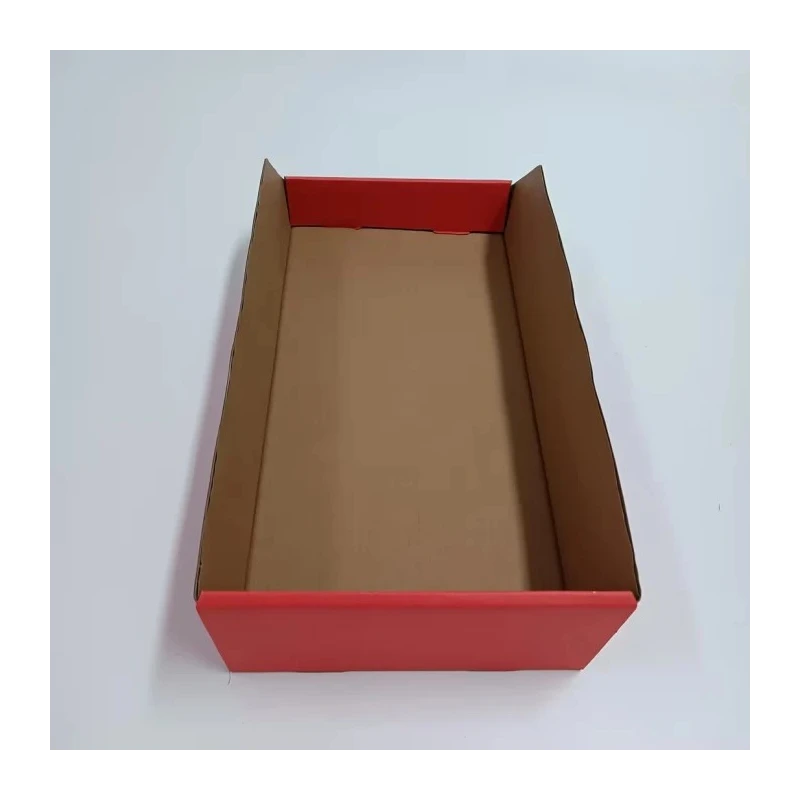 RS PRO Cardboard Storage Bin, 400 mm x 200 mm x 100 mm, Red 228-1239