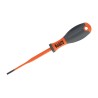 Klein Tools Insulated Screwdriver with 100 mm Blade, 3.5 mm Tip Width, Ergonomic Grip, VDE/1000V Approved, 190mm 32230INS