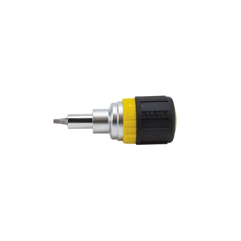 Klein Tools 5/16 in Slotted, Square Nut Driver, Phillips, Slotted Ratchet Screwdriver, 89mm Length Steel 32594