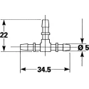 RS PRO PVC Hose Pipe 10 m Length 0 Bar Maximum Pressure 6mm Outer Diameter 3mm Inner Diameter 317-724