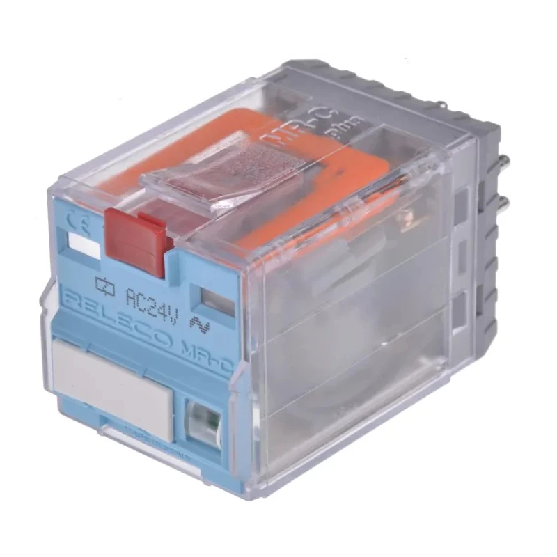 Releco Power Relay 24V AC Coil 10A Switching Current DPDT MRC Series Plug-In Model C2-A20X / AC 24V