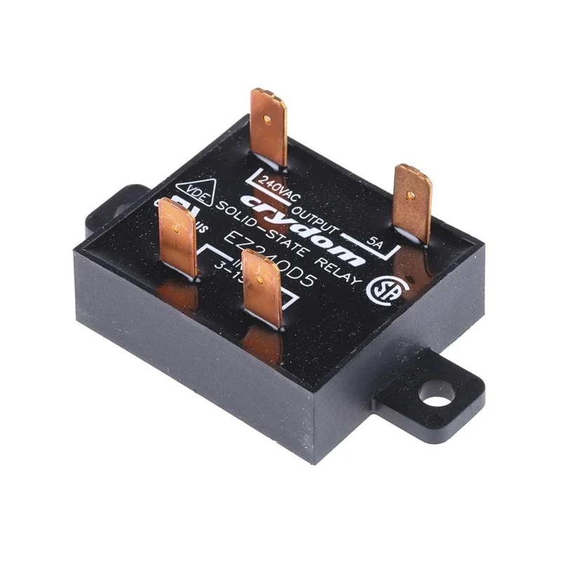 Crydom EZ Series Solid State Relay 5 A Load Panel Mount 280 V Load 15V dc Control EZ240D5