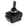 Arcolectric (Bulgin) Ltd Toggle Switch, Panel Mount, On-Off-On DPDT, Tab Terminal, 250 V ac C1770HOAAF